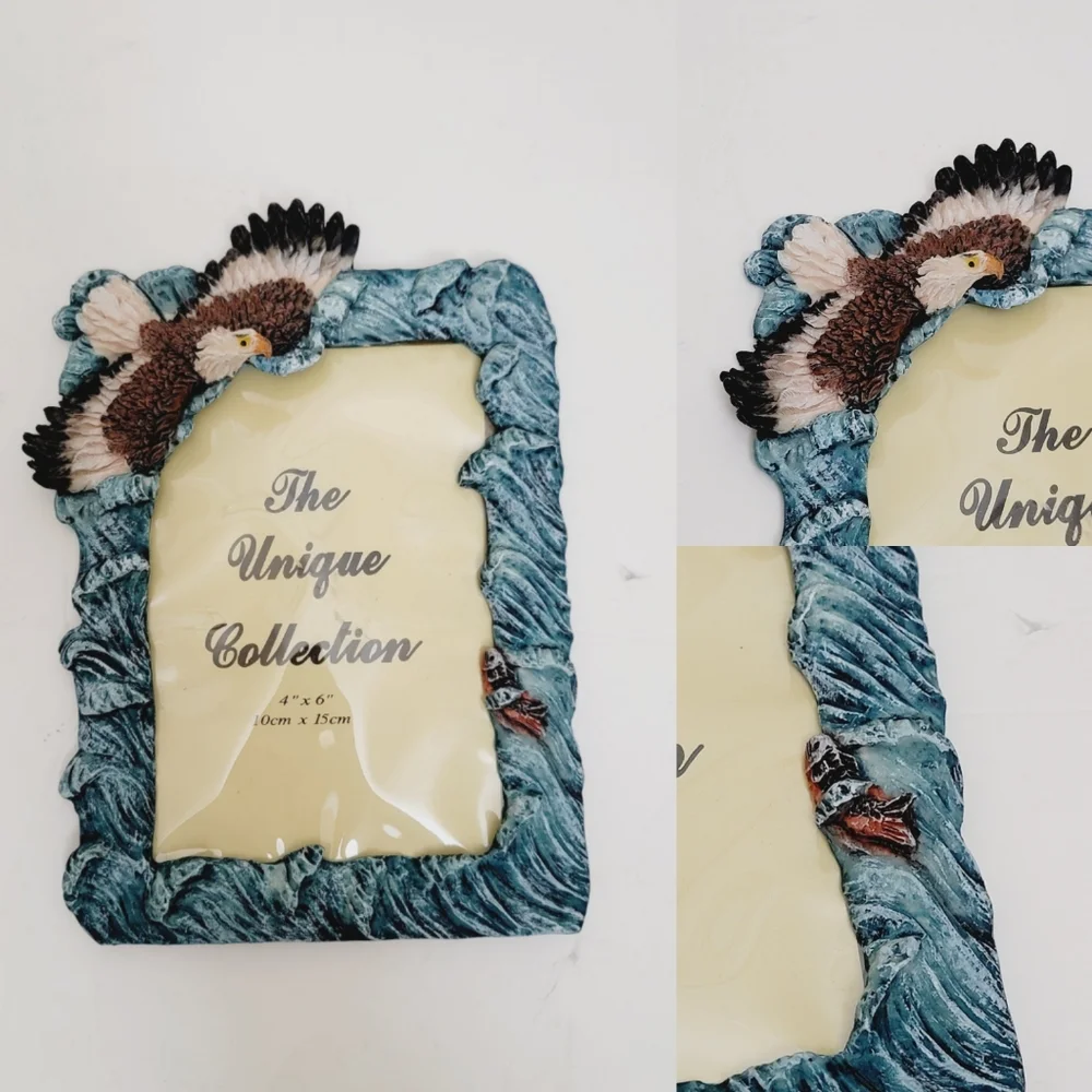 eagle and fish 3D pictures frames, ocean 3D 4